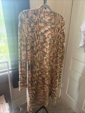 Xl MARGEAUX AND ELLIE Cozy Multicolor Open-Front Knit Cardigan